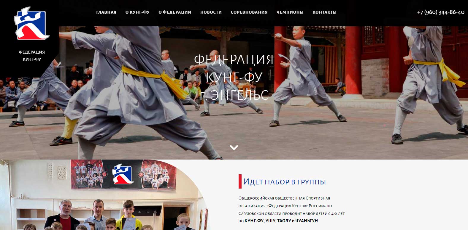 Общероссийская общественная Спортивная организация «Федерация Кунг-фу России» по Саратовской области